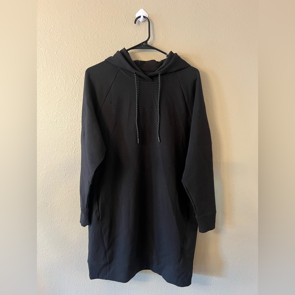 💫NWOT Old Navy Hooded Black French Terry Pullover Womens SM